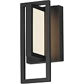 Maxim Lighting 40651BK Formation VX - 8W 1 LED Outdoor Wall Mount-10 Inch Tall and 4.75 Inch Wide