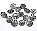 Rockin Beads Mixed 50 Antique Silver Fillagree Sewing Metal Buttons 1 to 1-1/4