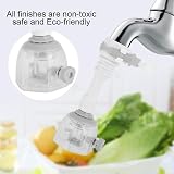 Haofy Faucet Extender Water Saver 13cm Gray Movable Kitchen Valve Spray view 4