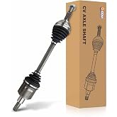 ODM Front Left or Right CV Axle Fit for Chevy Trailblazer 2002-2009 4WD | For Buick 2004-07 Rainier, GMC 2002-09 Envoy, Oldsmobile 2002-04 Bravada, Isuzu 2003-08 Ascender, Saab 2005-09 9-7X, 661345