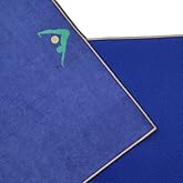 AURORAE Synergy 2in1 Hot Yoga Mat with integrated Non Slip Microfiber Towel. No Slipping No Bunching/Odor Patent Protected, M