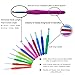 Best Crochet Hook Set with Ergonomic Cushioned Handles for Extreme Comfort. Perfect Crochet Hooks for Arthritic Hands, Smooth Knitting Needles for Superior Results & Knitting Accessories