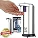 PerPik Stainless Steel Hands Free Automatic IR Sensor Touchless Soap Liquid Dispenser with Waterproof Case Best for Bathroom or Kitchen Sink