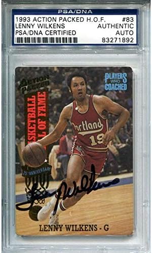 lenny wilkens autograph