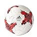 adidas Performance Confederations Cup Official Match Soccer Ball, White/Red/Power Red/Clear Grey, Size 5