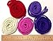 Yarn Place Felt Wool Felted 100 Balls 1 Color Pack Size: 10 mm (Mixed Color)