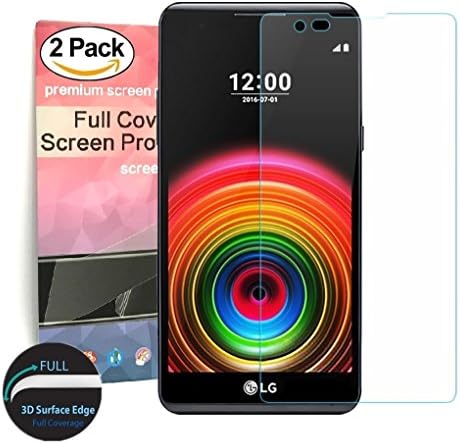 LG X Power Full Cover Screen Protector [2-Pack],Antsplustech Edge to Edge HD Anti-Scratch Screen Protector[Ultra-Clear] [Scratch Proof] [Anti-Fingerprint]