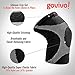 Knee support for running – Compression sleeve fit perfect for jogging, cycling, sports, joint pain or arthritis (Large)