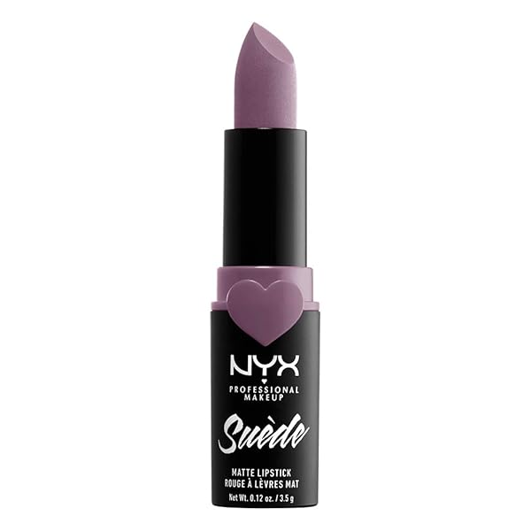 NYX SUEDE MATTE LIPSTICK, VIOLET SMOKE, 0.12 OUNCES