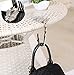 Catsayer 3PC Butterfly Purse Handbag Hook Folding Hanger for Women Gift Foldable Shoulder/Handbag/Backpack Purse Hangers Table Chair Holder Hook