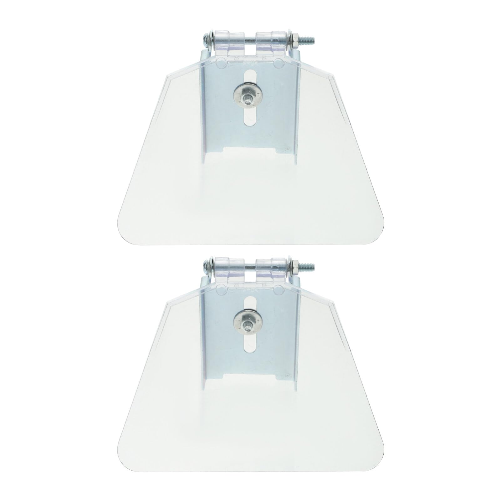 2Pcs Bench Guards, Angle Stand Replacement Eye Shields for Bench Transparent Panel Including Mounting Screws