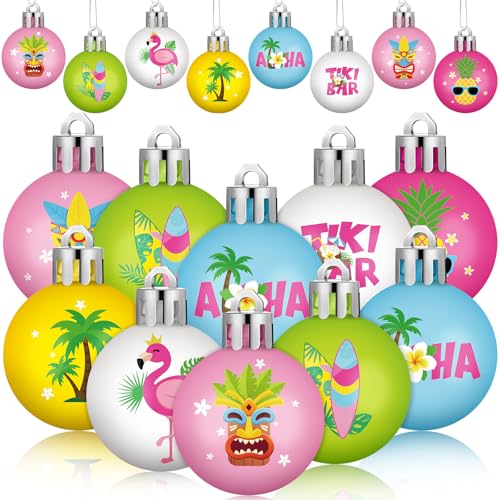HyDren Summer Tree Ornaments Mini Christmas July