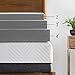 Lucid 2 Inch Mattress Topper Queen – Memory Foam – Bamboo Charcoal Infusion – Cooling Ventilation – Hypoallergenic – CertiPur Certified Foam