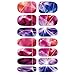 Weixinbuy Nail Wrap 3D Sticker Foil Manicure Decor Tool