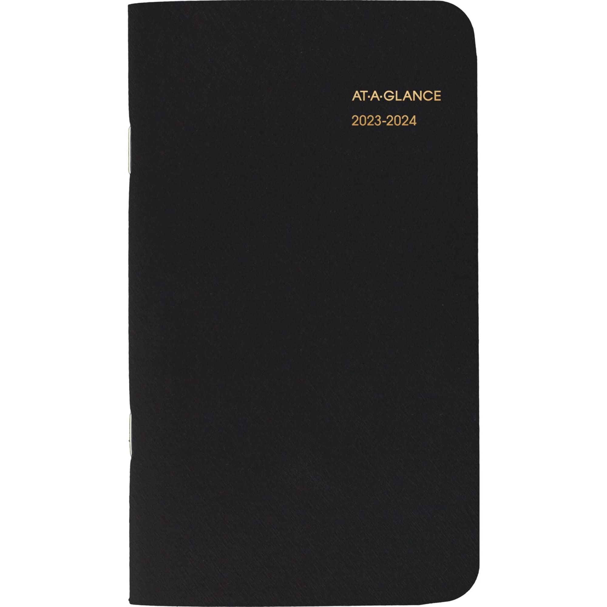 At-A-Glance 2023 Pocket Calendar, 2 Year Planner, 3-1/2" x 6", Size, Black (7002405), 700240523