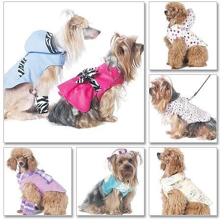 McCall'sPatterns Pet Clothes, M6218, Brown