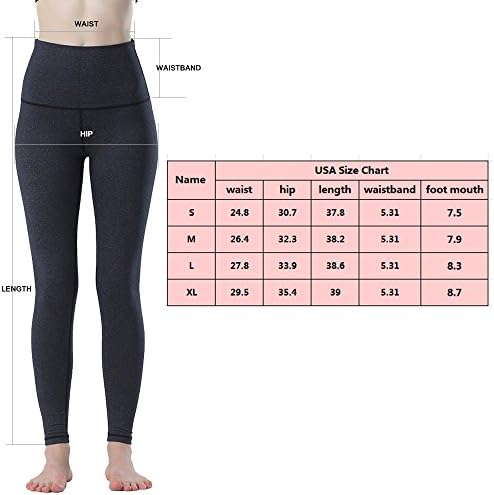 Charaland Women's Yoga Pants 5" Extra High Waist Workout Gym Leggings Athletic Pants Spandex Power Flex XS-XL