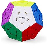 LiangCuber QY Toys QiHeng V2 M Magnetic Megaminx Cube 3x3-2024 Magnetic Version, Stickerless Pentagonal Dodecahedron Design, 