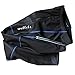 Wellcls Windproof Cycling 3D GEL Padded Pants Bike Bicycle Wear Fleece Winter Thermal (Black/Blue, XX-Large)