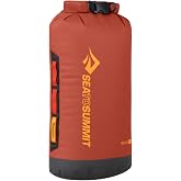 Sea to Summit Big River Dry Bag, Heavy-Duty Storage, 13 Liter, Picante Red | Ultradurable, abrasion-resistant TPU-coated dry bag delivers rugged dry storage for kayaking, rafting, and touring