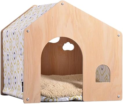 wooden pet house
