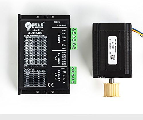 Original Leadshine 3 Phase Stepper Motor and Driver Kit 3DM580+573S09-L-18