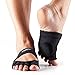 toesox Yoga Women Dance Socks – Non Slip Grip Releve Half Toe for Pilates, Barre