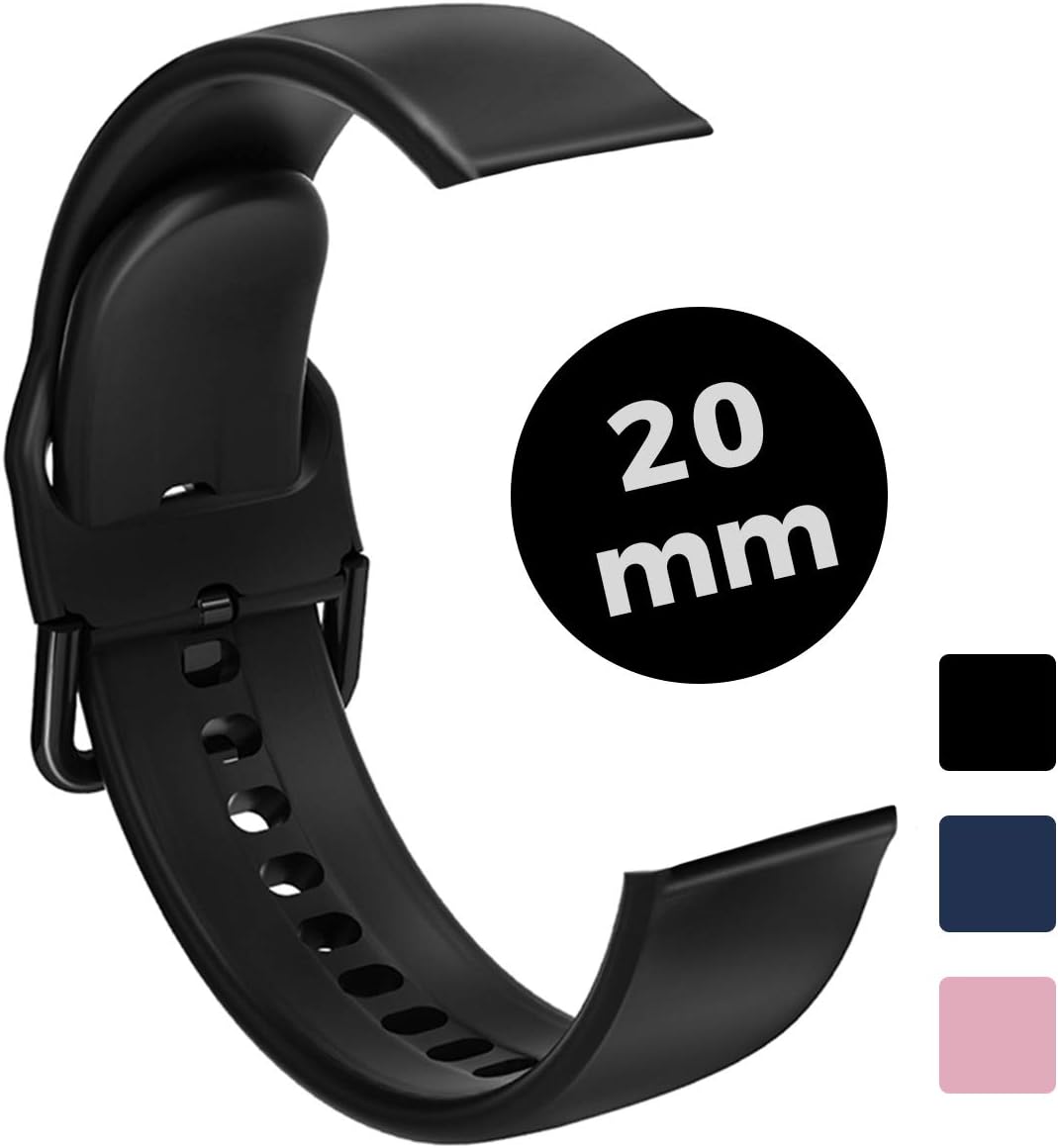 Correa Universal para Smartwatch de 20mm BWatch/Galaxy Watch Active 2