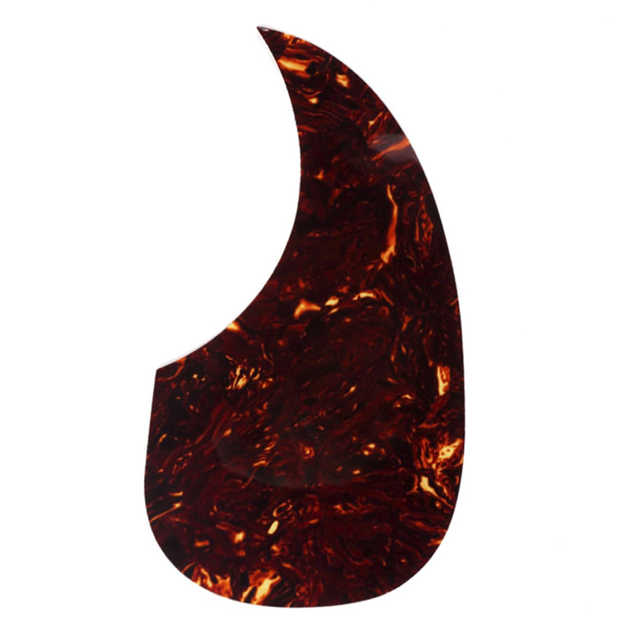 Musiclily Self Adhesive Teardrop Acoustic Guitar Pickguard for Martin D28 Style guitar,Tortoise Shell