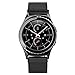 TRUMiRR 20mm Milanese Loop Watch Band Magnetic Closure Strap for Samsung Gear S2 Classic, Galaxy Watch 42mm, Gear Sport SM-600, Moto 360 2 Gen 42mm Men, Pebble Time Round 20mm, Black