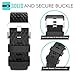 MoKo Fitbit Charge 2 Band, Soft Silicone Adjustable Replacement Sport Strap Band for 2016 Fitbit Charge 2 HR Heart Rate + Fitness Wristband, Wrist Length 5.70
