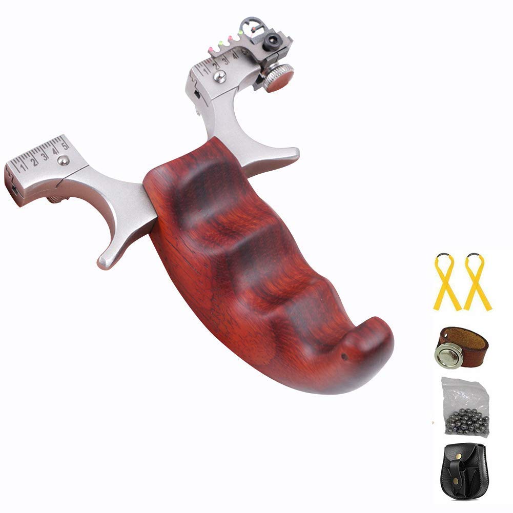 TOPARCHERY Slingshot Set Flat Band Slingshot Catapult