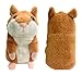 ENTOY Talking Hamster Sound Repeating Animal Toy Talking Plush Toys for Children Brown