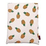 Book Sleeve Pineapple Book Cover Small Medium Book Sleeves Teen Gift (Medium)