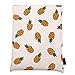 Book Sleeve Pineapple Book Cover Small Medium Book Sleeves Teen Gift (Medium)