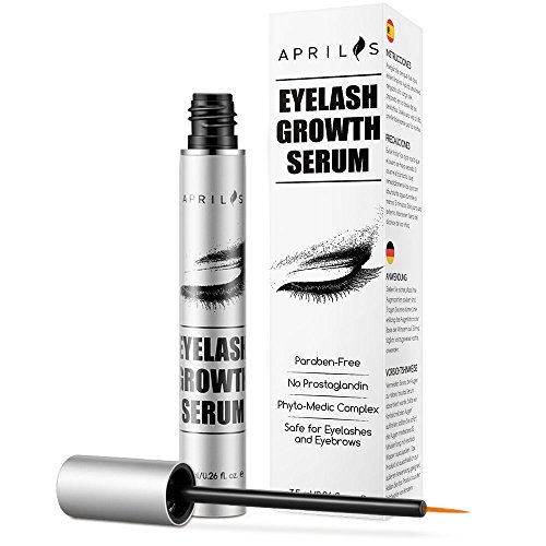 Natural Lash Growth Serum, 7.5ml Eyelash Growth Enhancer & Brow Serum for Long, Luscious Lashes and Eyebrows