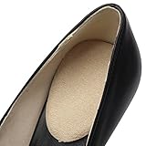 footinsole Shoes Inserts for Heels(4 PCS) - Suede Massage Gel Heel Cushion Pad from Heel 2 Pairs