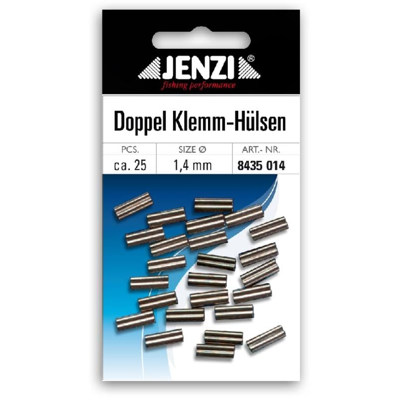 Jenzi Double Clamp Sleeves, Unisex, 1,4mm 25 Stück