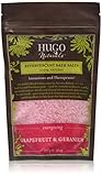 Hugo Naturals Effervescent Bath Salt, Grapefruit & Geranium, 14 Ounce Resealable Bag