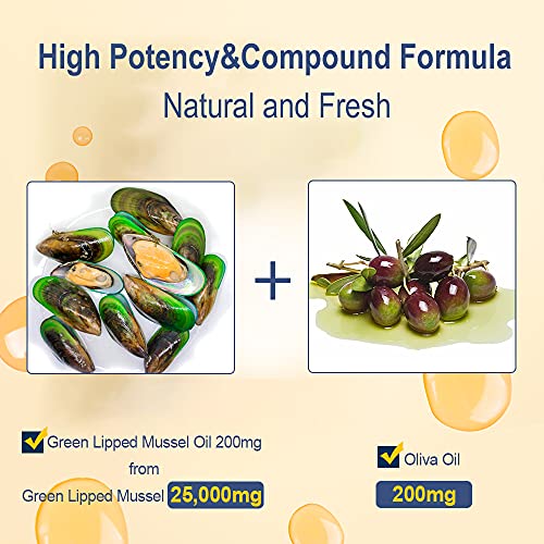 Dr.Brian Joint Support Supplement Green Lipped Mussel Oil Capsules from