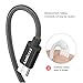 Amicool USB Type C Cable to USB 3.0 Cable Nylon Braided Sync Cord Combination (2-Pack 6ft/3ft) for Samsung Galaxy S8/S8 Plus, Nexus 6P/5X, Pixel XL, LG G5/V20,Apple Macbook and More (Black)
