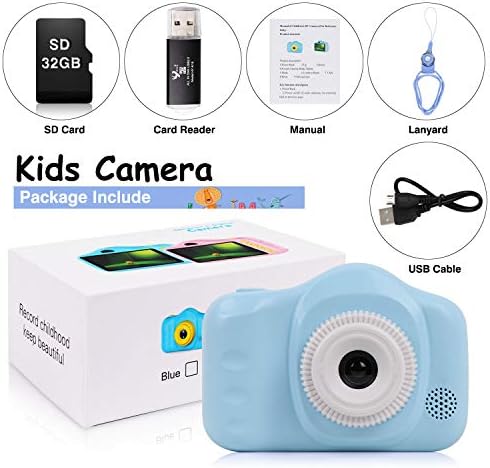 A digital children's video camera with a memory card and price tag of $22.99.