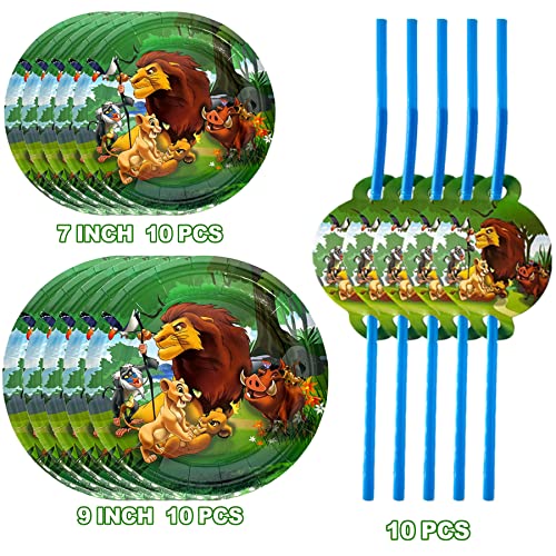 Lion King Theme Party Supplies Set145pcs Lion King Birthday Party