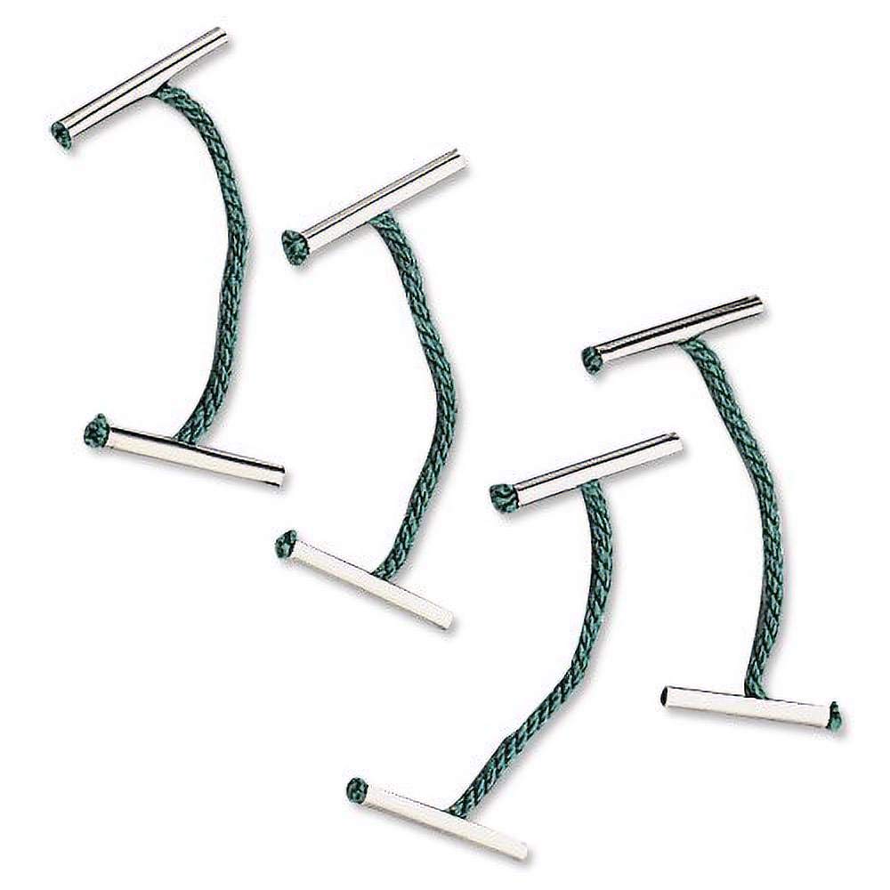 Q-Connect Metal Treasury Tag, 76 mm, Pack of 100, Green