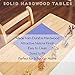 ECR4Kids 24in Square Hardwood Table with 22in Legs, Kids Furniture, Honey