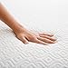 LUCID 5 Inch Gel Memory Foam Dual-Layered-CertiPUR-US Certified-Firm Feel Mattress, Queen, White