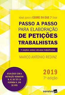 Livro Passo a passo para elaboração de petições trabalhistas