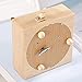 ADM-LC Music Box Wooden (Beech) Featuring Mountain Tunnel with Small Moving Magnetic,Rotate（The music rings and the trains turns automaticall,Rhymes Movement,Plays Music Spirited away By (Train)