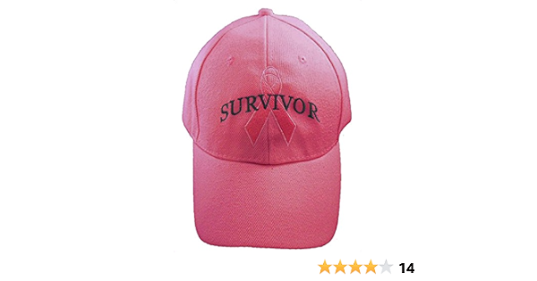 Breast Cancer Survivor Hat Pink Ribbon 