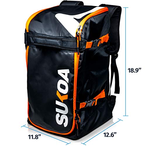 ski and boot bolsa for air travel